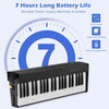 88 Keys Foldable Electronic Piano Full-size Full-size Semi Weighted Keyboard