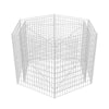 Gabion Baskets Outdoor Cages Stone Wire Mesh Planter Raised Vegetable Bed Steel