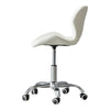 Faux Leather Computer Desk Office Chair Lift Swivel Small Adjustable Chrome Legs
