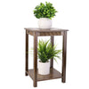 2-Tier Console Table End Side Sofa Side Table Bonsais Plant Stand Display Decor