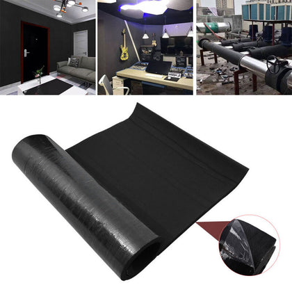 1M/2M Car Hood Sound Proofing Deadening Heat Noise Insulation Foam Mat 6/10/25mm