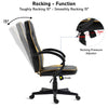 Executive Recliner Racing Gaming Chair Leather Office Swivel Computer Desk Chair