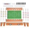 27'' Football Table Top Football Soccer Kids Family Game Toy Set Wooden Frame