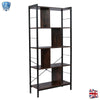4-Tier Ladder Storage Bookshelf Industrial Leaning Bookcase Unit Display Storage