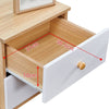 2White Drawers Storage Wood Bedside Cabinet Nightstand Small Side Table Bedroom