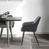 2 Pcs Dining Chairs Armchair PU / Velvet Kitchen Dining Room Restaurant Office