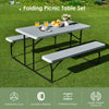 Foldable Picnic Table Bench Set Outdoor Garden Camping Furniture Gathering/Part