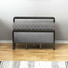 3FT Single Folding Bed Home Office Guest Bed Platform with Headboard Footboard