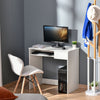 Compact Computer Table with Keyboard Tray Drawer Study Office Work Writing Desk