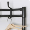 Iron Clothes Rail Coat &Shoe Rack Hook Storage Shelf Dress Hanging Display Stand