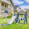 5 in1 Kids Toddler Swing Climber Slide Set Indoor Outdoor Backyard Playgroud NS