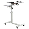 Laptop Desk Wheeled Sofa Bed PC Notebook Table Adjustable Tray Stand Study Work