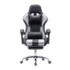 Gaming Chair Swivel Recliner Racing Office PC Video Game Chair with Footrest