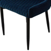 Luxury 2x Navy Blue Velvet Fabric Chairs Lounge Office Chairs Reception Home TOP