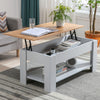 Coffee Table With Storage Lift Top Up Drawer Shelf Wooden Living Room Furniture