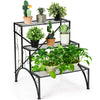 3 Tier Steel Plant Stand Ladder Flower Pot Storage Rack Plant Display Organizer