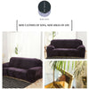 1/2/3/4 Velvet Stretch Sofa Covers Easy Fit Protector Couch Cover Thick Plush
