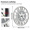 Personalised Silver Diamante Crush Crystal Mirror Glass Round Wall Clock Decor