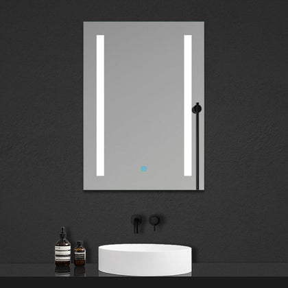 LED Bathroom Mirror Lights Illuminated with Demister Pad Single Touch Modern