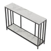 Large Slim Marble Console Table Hallway Foyer Wall Side Table Window Sill Table