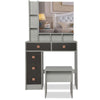 Dressing Table With Mirror Modern Makeup Desk Bedroom Vanity Table Set + Stool