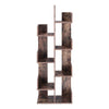 7 Tier Tree Bookcase Bookshelf Floor Standing Wood Shelves Storage Rack Tree NEW