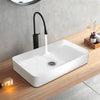 Bathroom Corner Ceramic Vessel Sink Vanity Porcelain Bowl Basin W/ Pop-up Drain