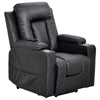 Electric Rise Power Lift Pu Leather Recliner Armchair Sofa Chair Black QA