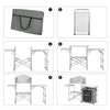 Aluminium Camping Table Folding Storage Kitchen Unit Outdoor Cook Station w/Bag