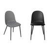 2/4/6x Dining Chairs Faux Leather Padded Chairs w/ Backrest Kitchen Living Room