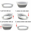 24L Silicone Folding Laundry Basket Space Saving Washing Pop Up Bin Collapsible