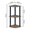 Corner Shelf Stand 3/4/5 Tier Organizer Rack Bathroom Storage Shelves Display