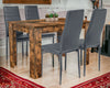 Dining Table and Chairs 4/6 Set Pu Leather Seat Dining Kitchen Room Furniture