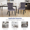 8 Seats Velvet Dining Chair Accent Windsor Chairs Kitchen Dressing Room Bedroom