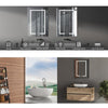 Illumination Bathroom Mirror Cabinet 3-Dimming LED Mirror Anti-fog Sensor Touch