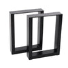 2Pcs Industrial Metal Table Legs Steel Stand for Coffee Desk Bench Dining Chair