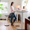 Flamaker 140x70 cm Electric Standing Desk Height Adjustable Computer Desk