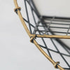 Industrial Style Wall Mounted Metal Shelf Wire Round Display Rack Shelving Unit