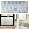 Window Privacy Film 3D Mosaic Self-Adhesive Bathroom Privacy Sticker 45x200cm