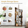 8-Tier Bookcase Bookshelf Space-Saving Storage Display Shelf Home Organizer