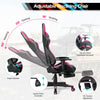 Ergonomic Gaming Chair Adjustable High Back Computer Chair W/ Remote Control LED