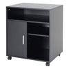 Wheeled Side Cabinet Table Shelf Office Scanner Printer Stand File Organiser