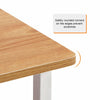 Computer Desk Home Office Student Working Study Writing Table with Book Shelf