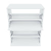 Designs 3 Drawer Shoe Storage Cabinet Cupboard Rack Space Wooden Unit White