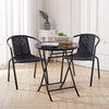3-7 Pieces Garden Bistro Patio Furniture 60-150cm Table Chair Coffee Dinner Set