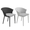 Set of 4 Modern Plastic Chairs Banquet Café Restaurant Bar Kitchen Dining Lawn