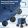 Folding Pet Stroller Dog Cat Stroller Portable Travel Pet Cart for S/M Size Pet