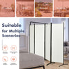 4-Panel Room Divider 173cm Folding Privacy Screen Portable Fiber Wall Divider