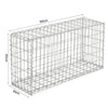 Galvanised Steel Gabion Basket Cage Mesh Wire Stone Basket Outdoo Wall Retaining