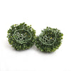 1/2Pcs Artificial Topiary Ball Green Plant Boxwood Potted Tree Indoor Outdoor UK